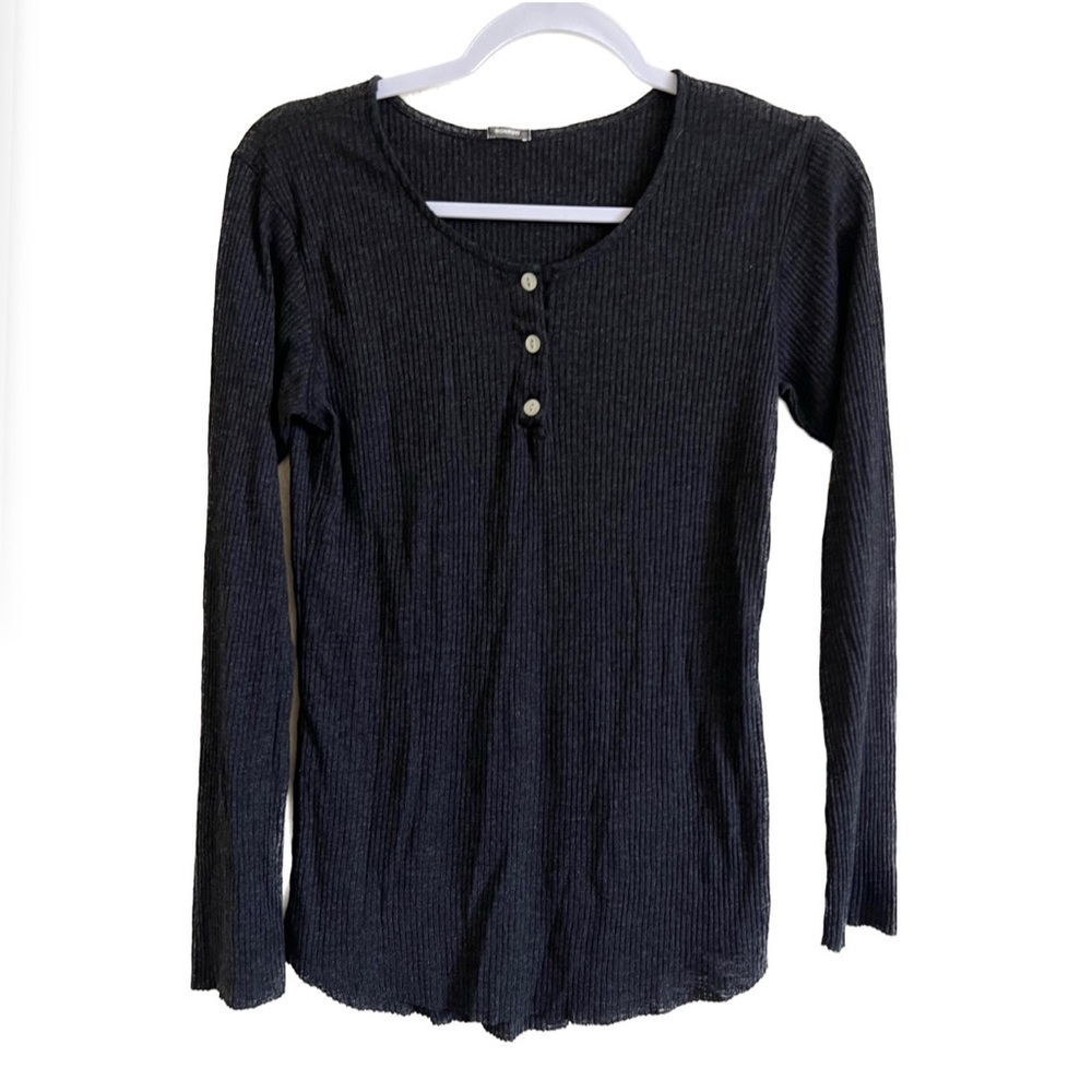 MONROW Henley Thermal Top
